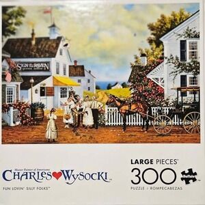 Charles Wysocki Fun lovin City Folk 300pc puzzle